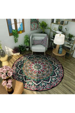 Persian Style Round Rug