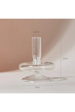 Clear Modern Glass Vase