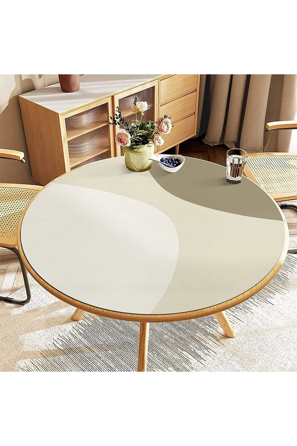 Sand Dune Round Tablecloth