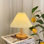 Fall Decor Cottagecore Pleated Table Lamps