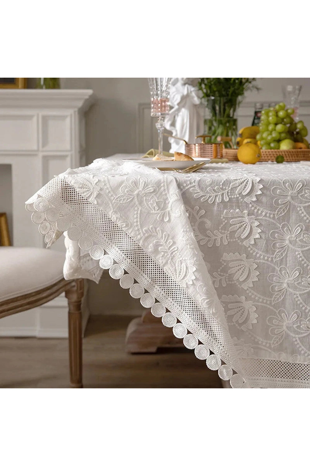 Vintage Lace Elegance Tablecloth