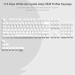 White Jelly Ice Keycaps