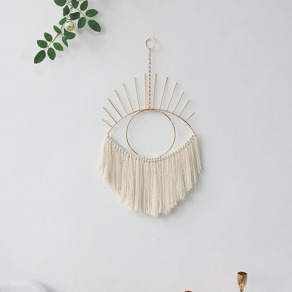 Sunburst Boho Eye Wall Hanging