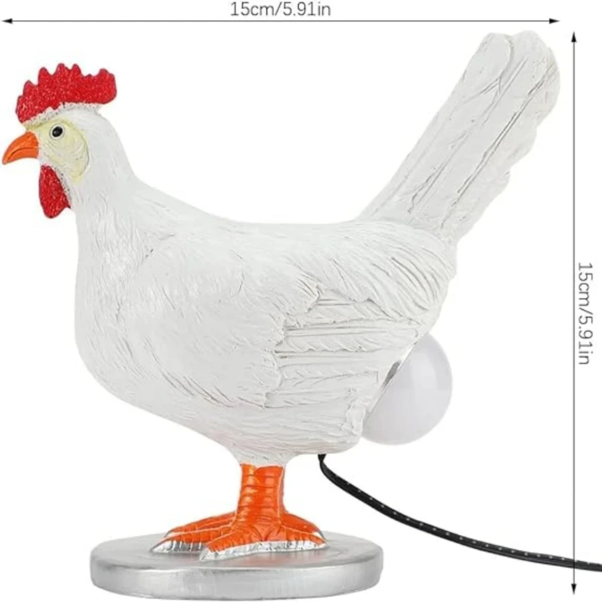 Farmhouse Hen Table Lamp