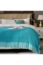 Coastal Breeze Textured Blanket