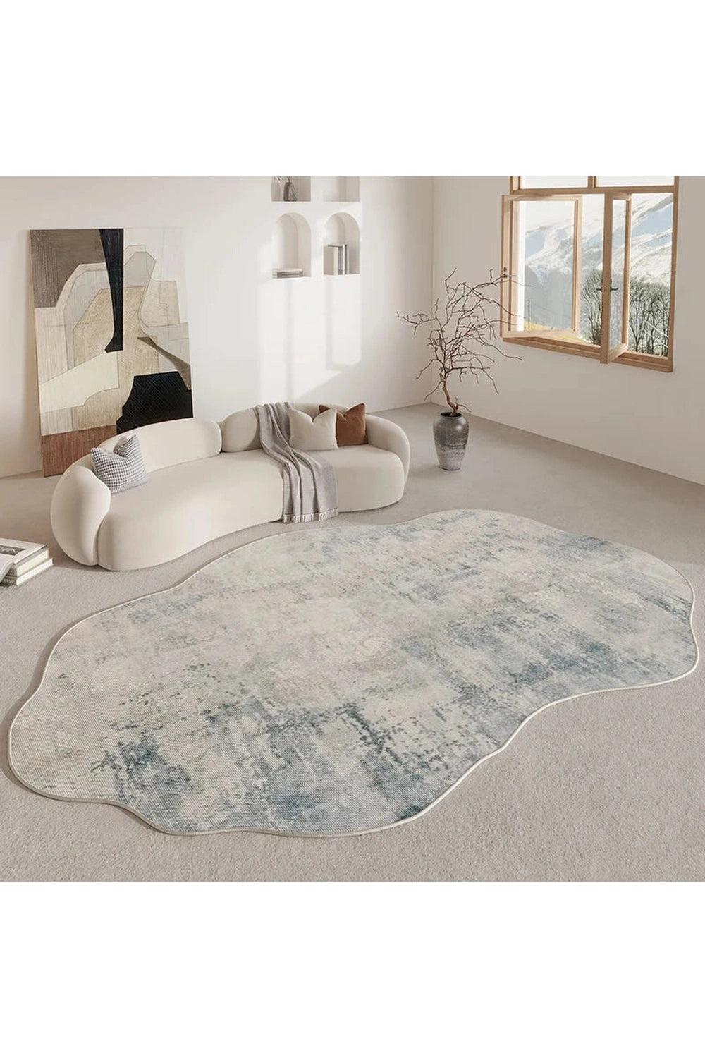 Abstract Flow Artistic Rug