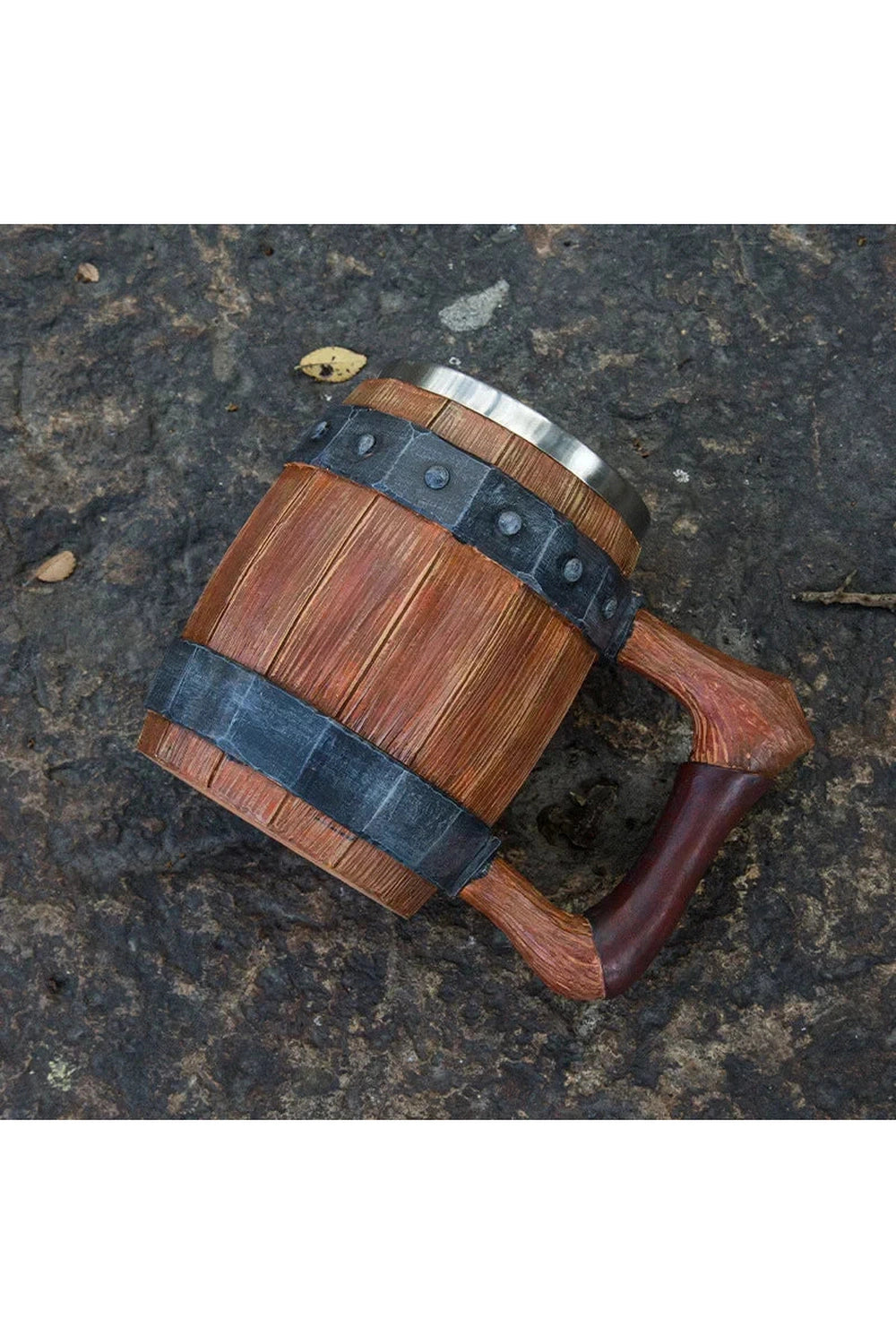 Wood Style Viking Mug