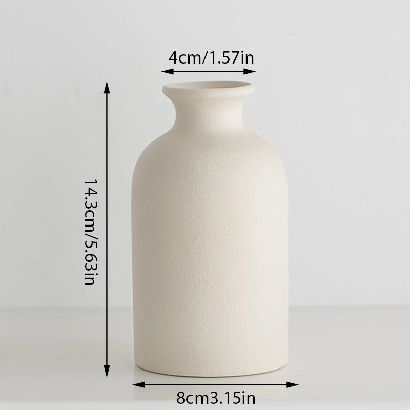 Minimalist Ceramic Vase Set