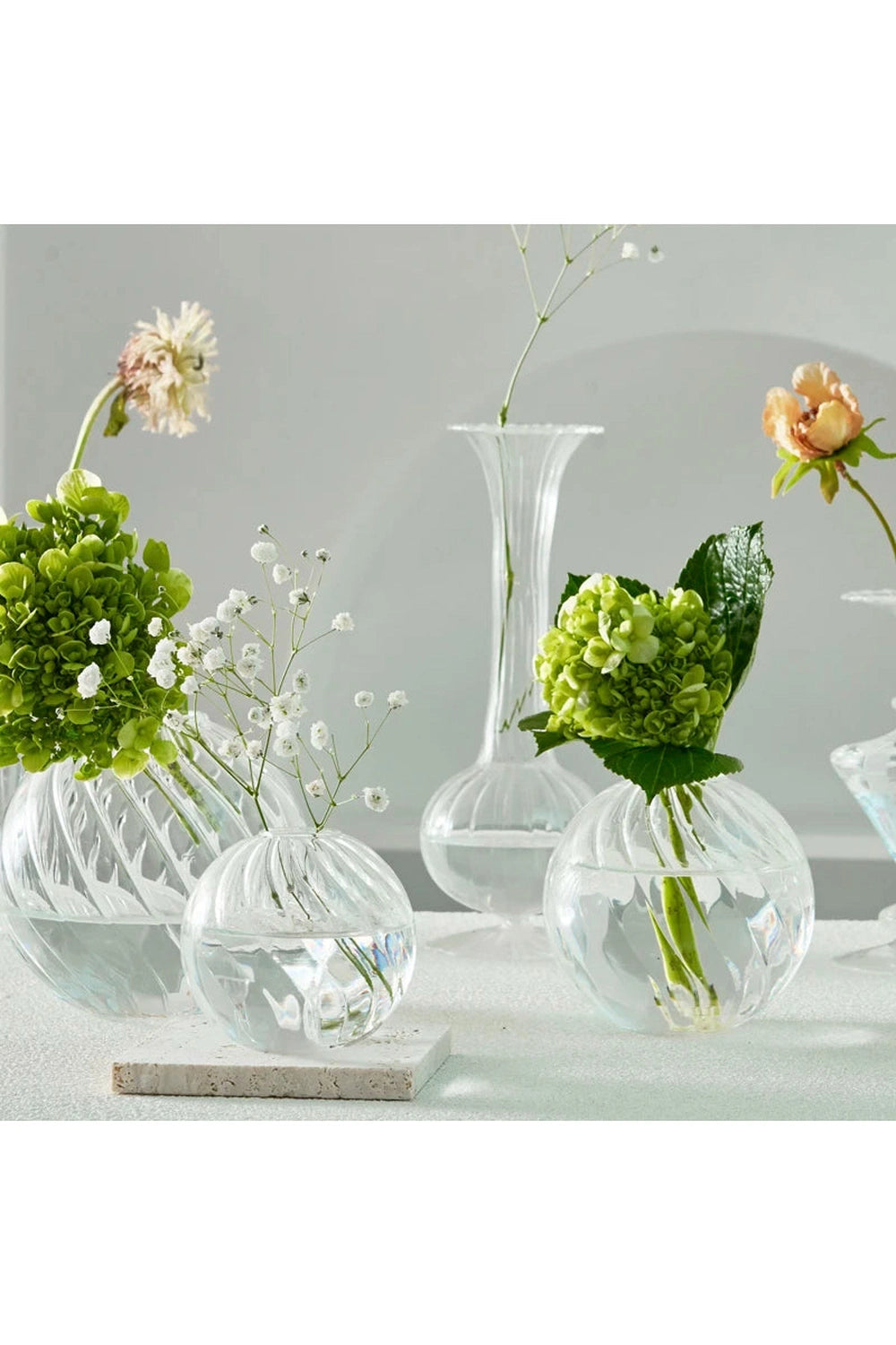 Clear Modern Glass Vase