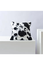 Cow Pattern Plush Pillow Case