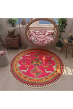 Persian Style Round Rug