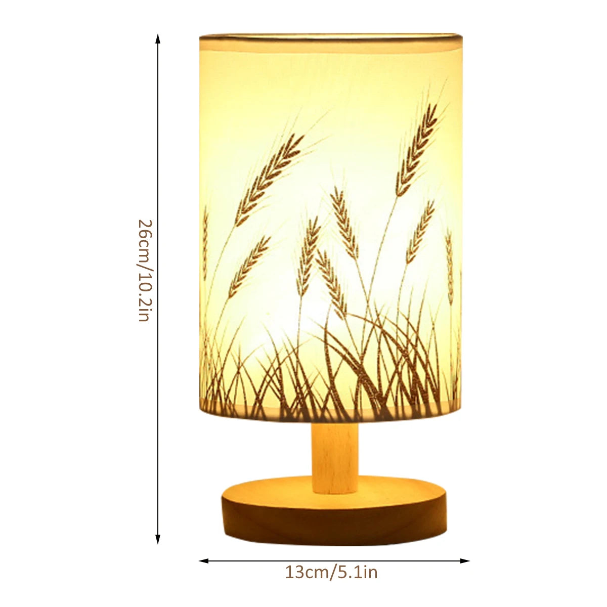 Golden Glow Leaf Table Lamp