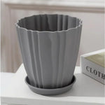 Modern Ribbed Plant Pots