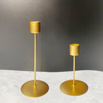 Golden Serenity Candle Holders