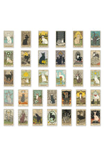 Tarot Cat Scrapbooking Stickers