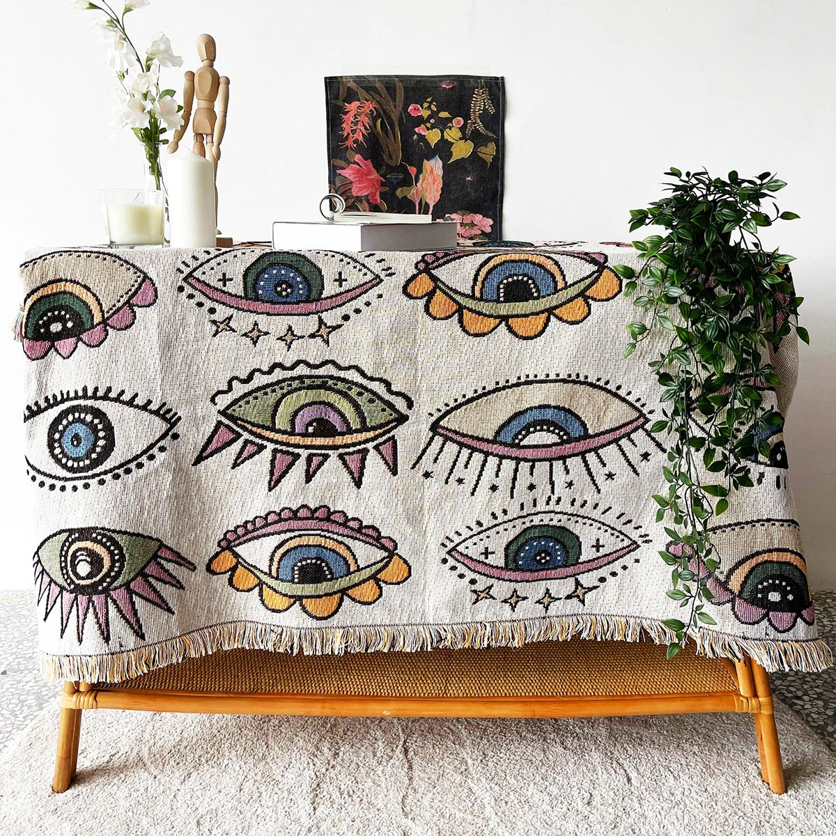 Mystical Eye Tapestry Blanket