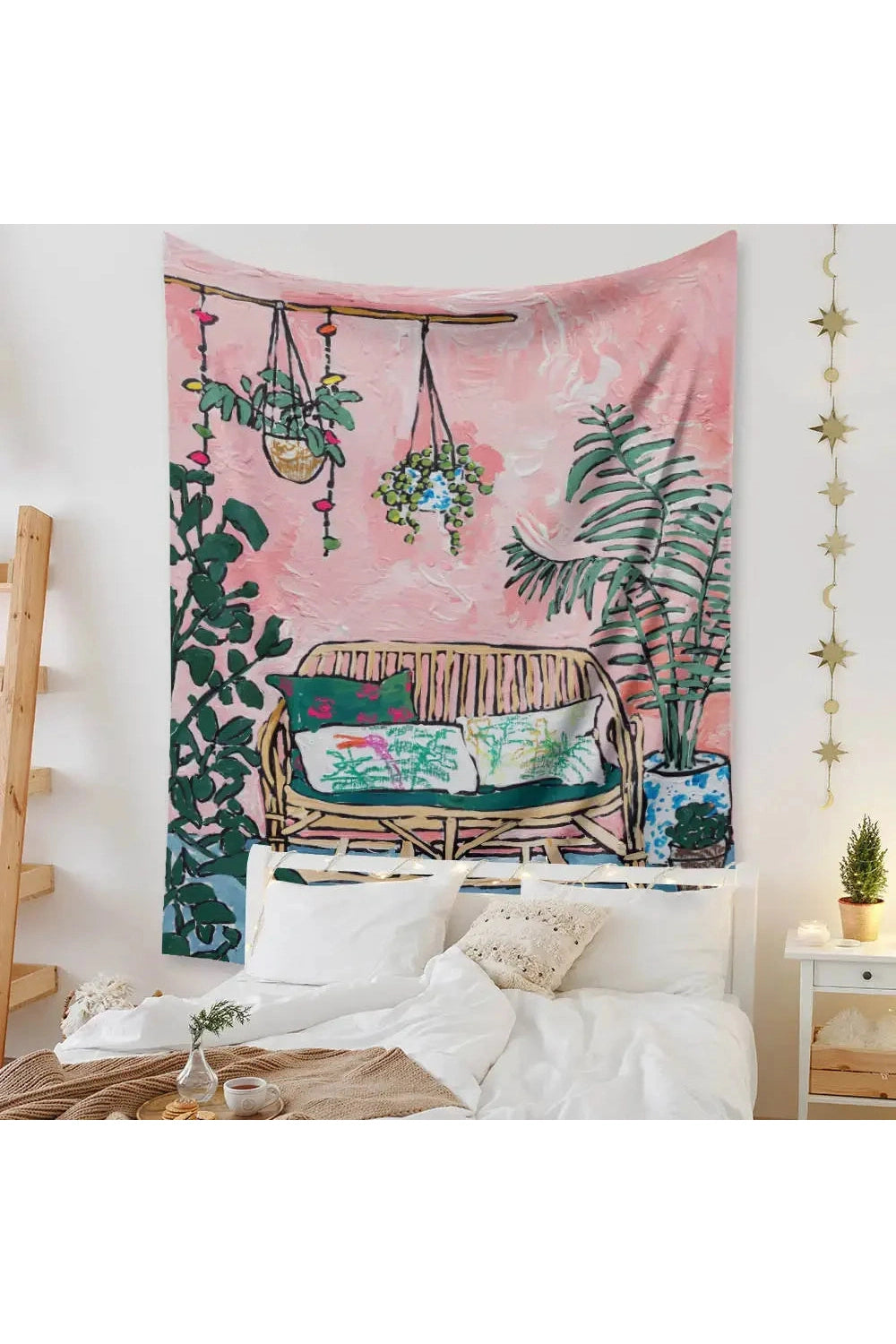 Bohemian Bedroom Wall Decoration Macrame Wall Hanging Teen Aesthetic Indie Room Decor Anime Tapestry Large Fabric Wall Tapestry