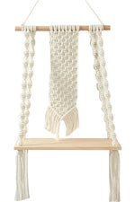 Boho Breeze Macrame Shelves