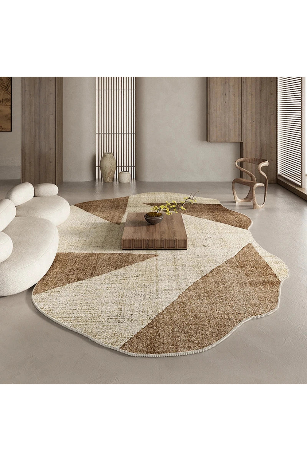 Geometric Sand Dune Rug