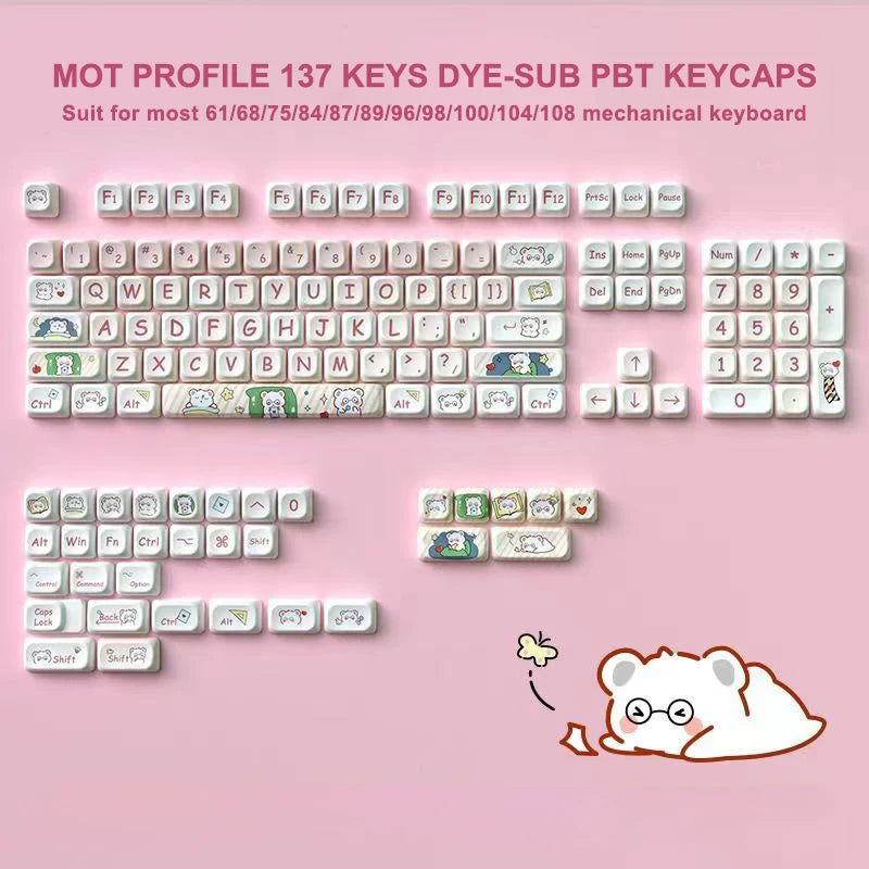 Bow Dye Sub Keycaps