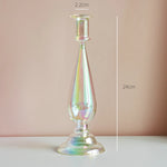 Coquette Iridescent Candle Holders