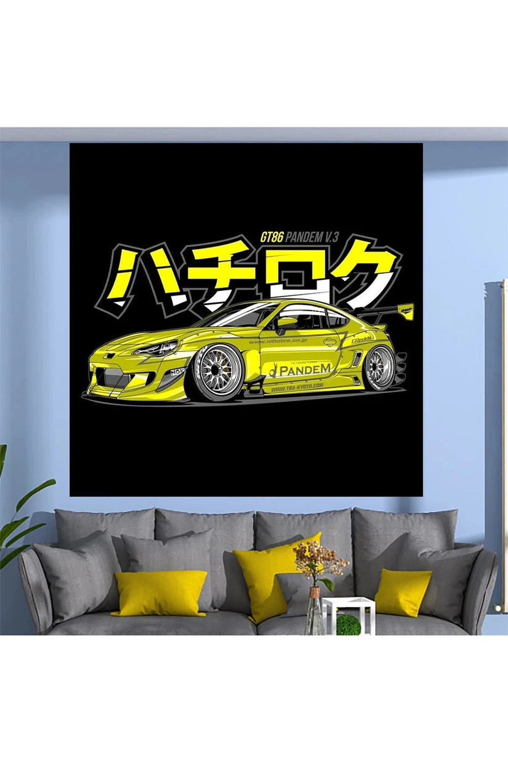 Retro JDM Legends Tapestry