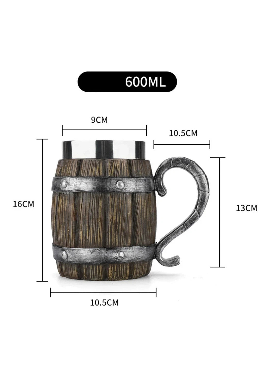 Viking Style Beer Mug