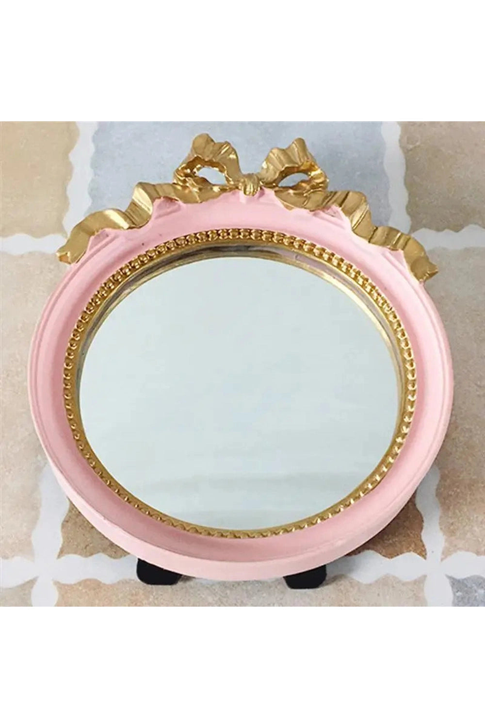 Handheld Bowknot Cosmetic Mirror