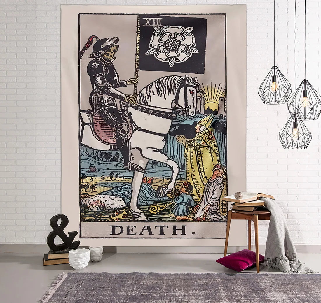 Psychedelic Witchcraft Tarot Tapestry