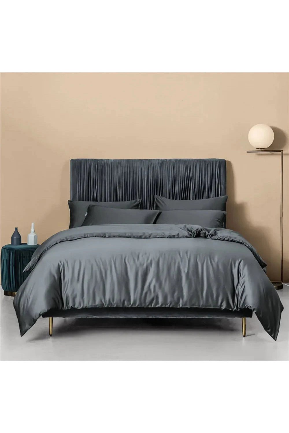 Dark Green Cotton Bedding Set