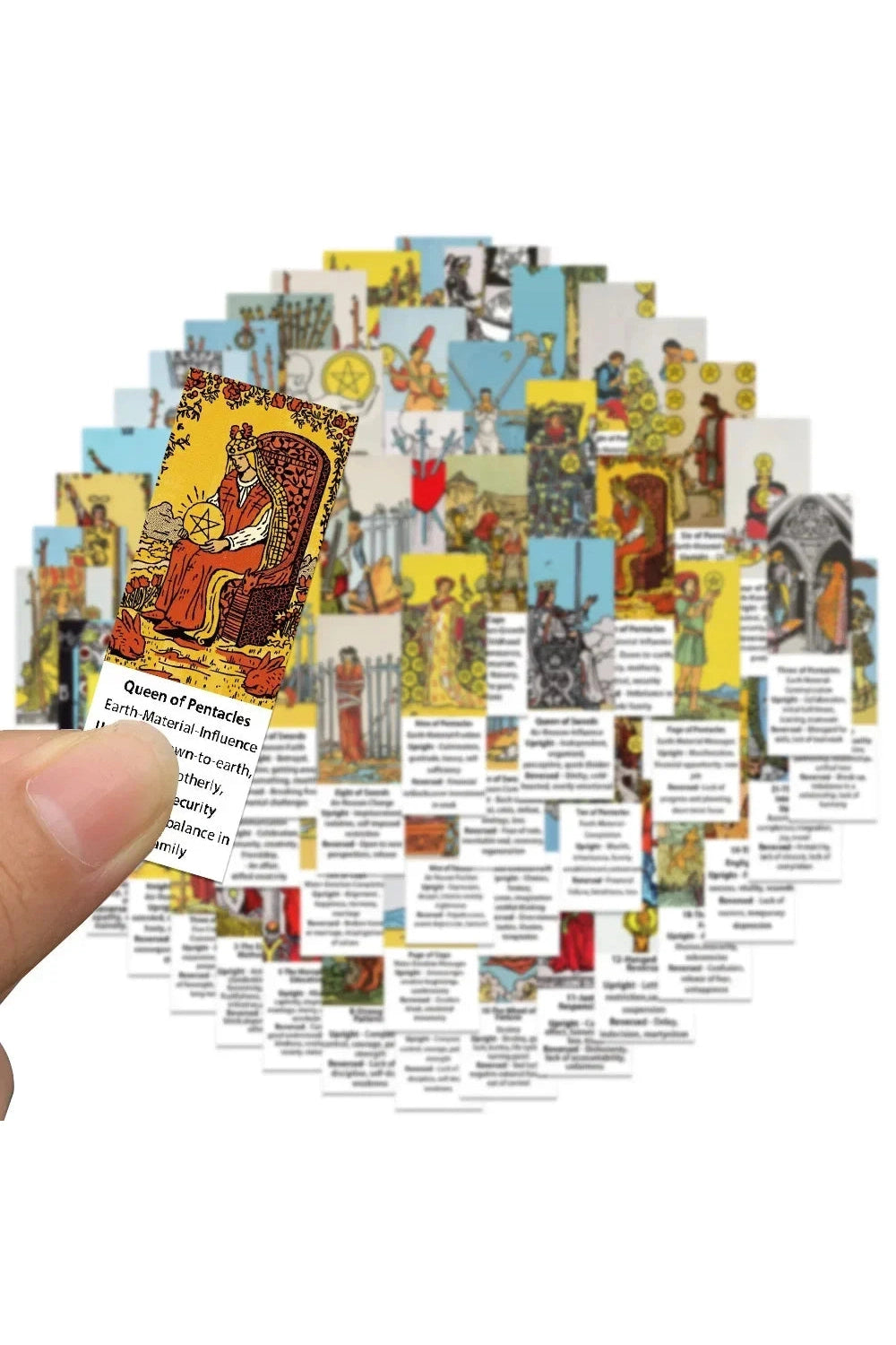 Classic Tarot Scrapbooking Stickers