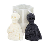 Zombie Skull Candle Mold DIY