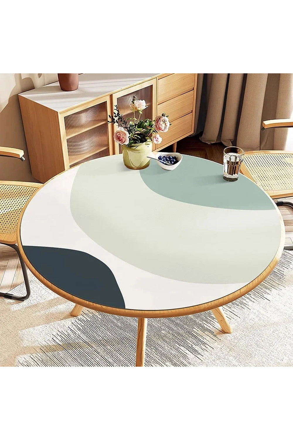 Sand Dune Round Tablecloth