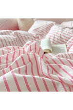 Striped Linen Bedding Set