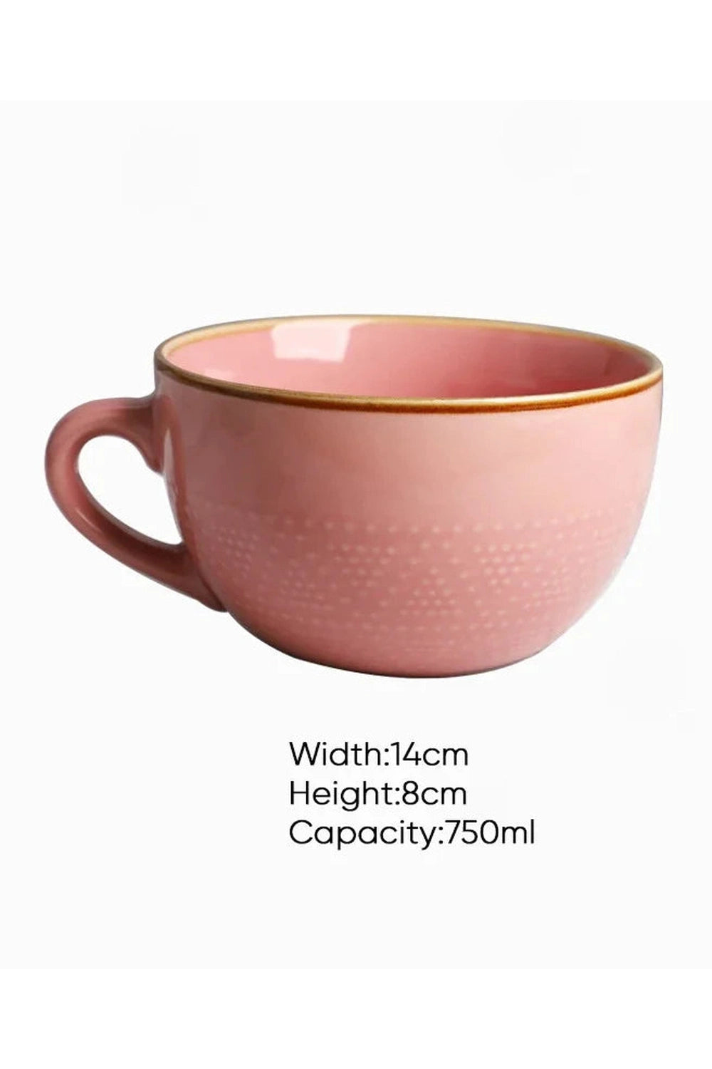 Large Ceramic Breakfast Cup