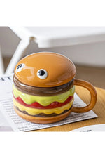 Hamburger Ceramic Fun Mug