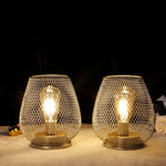 Herbstdekor Industrielle Glow Mesh Lampe