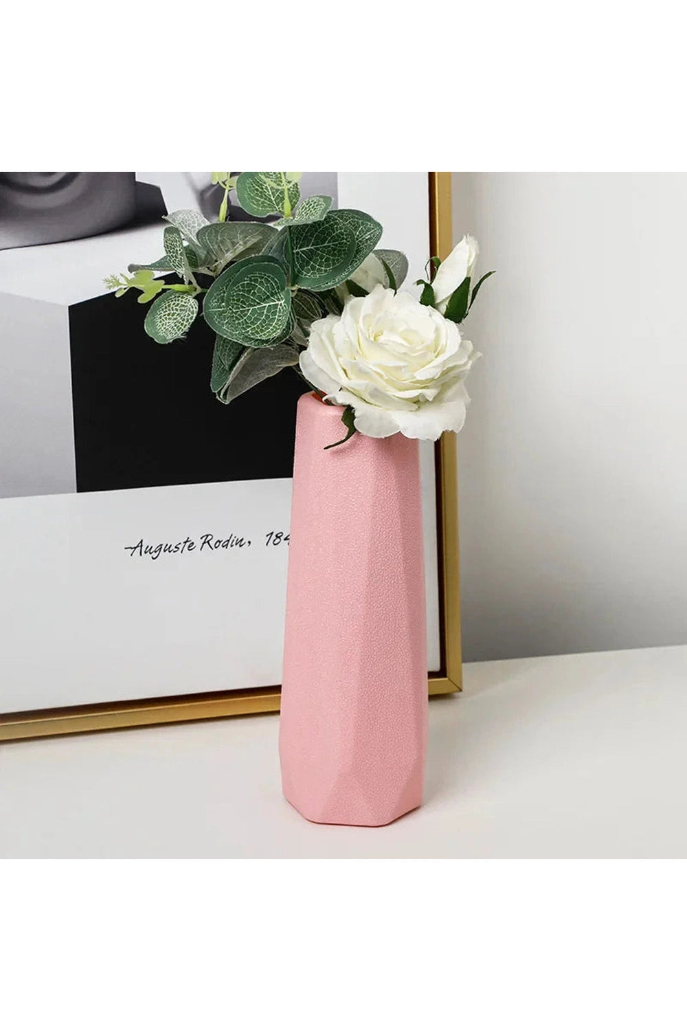 Pastel Geometric Elegance Vases