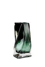 Twisted Art Glass Vase