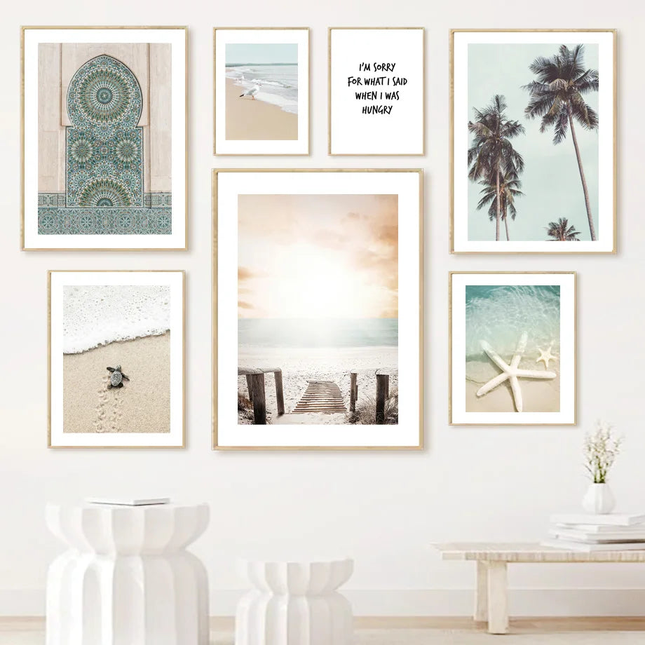 Caribbean Beach Canvas Poster