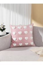 White Love Embroidery Pillow Case