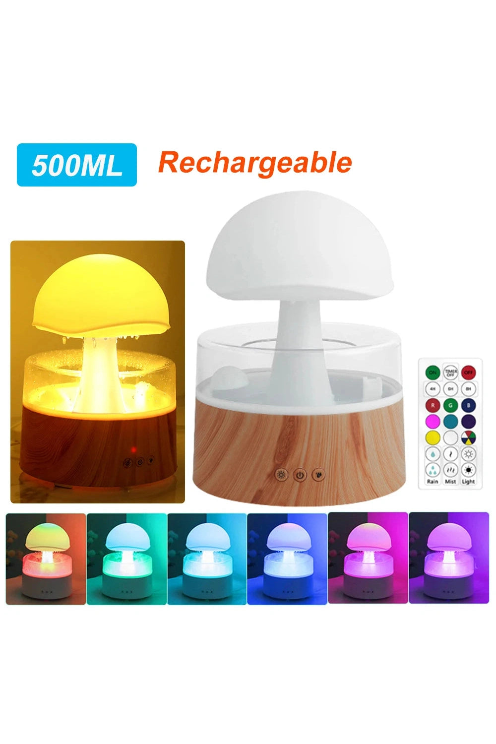 Aromatherapy Mushroom Night Humidifier