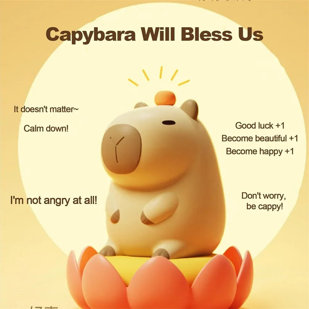 Kawaii Capybara Night Light