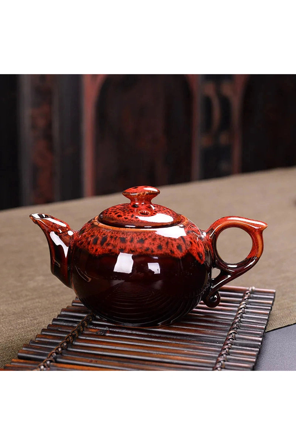 Kiln Glaze Chinese Teapot