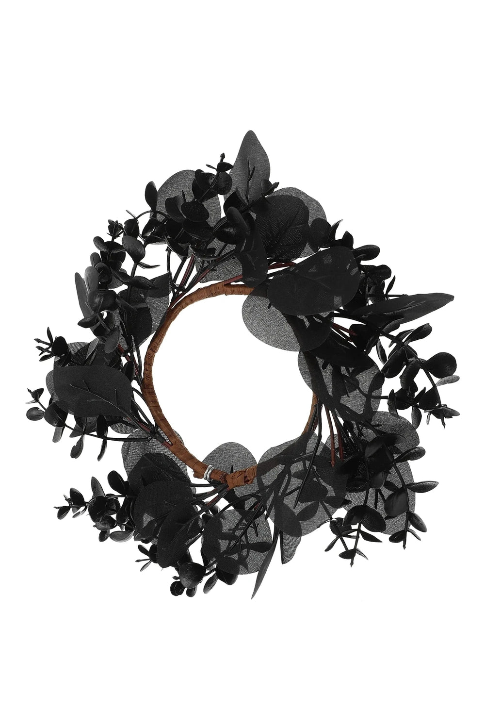 Midnight Halloween Black Wreath