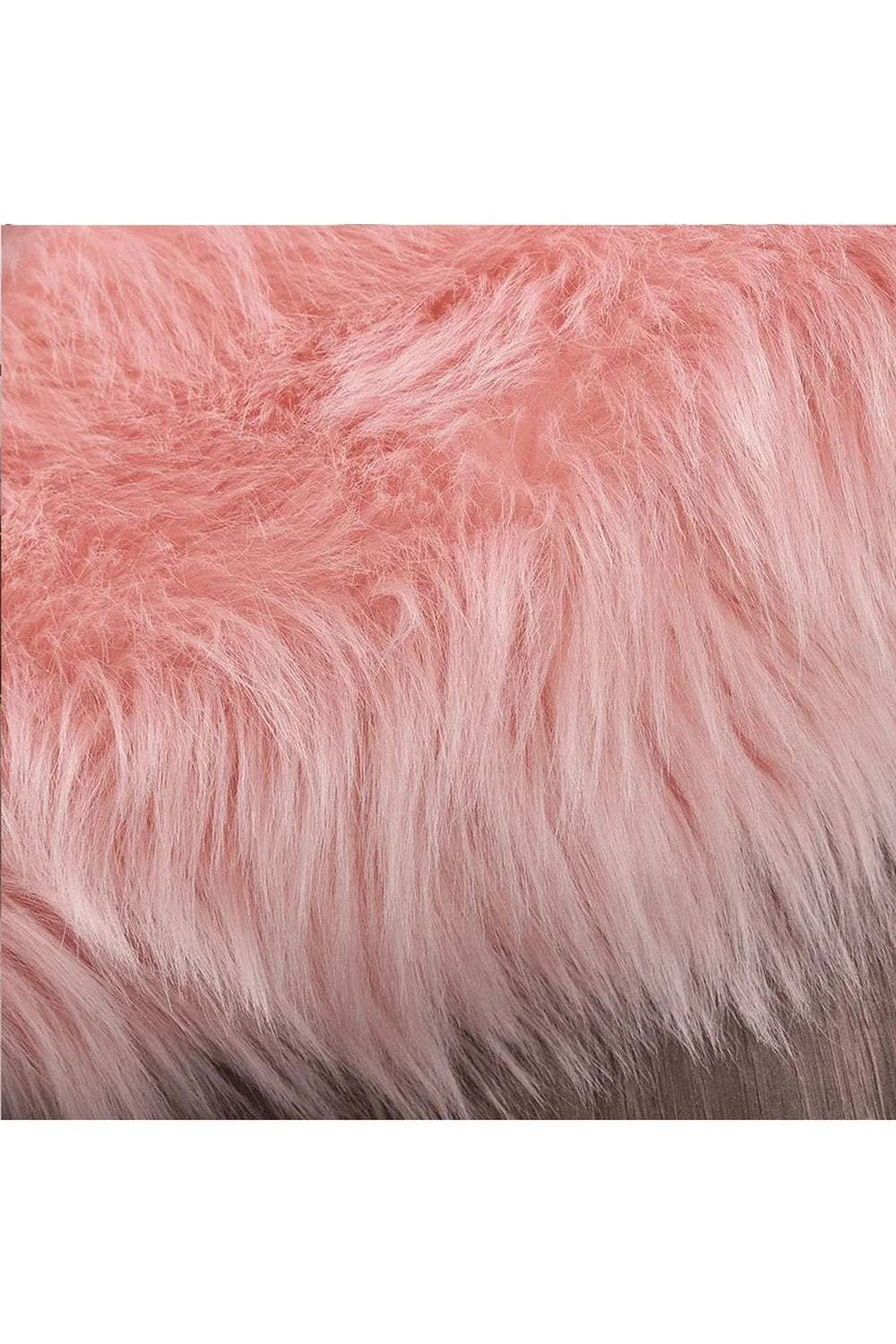 Fluffy Pink Floor Rug