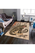 Wild Tiger Jungle Art Rug