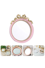 Handheld Bowknot Cosmetic Mirror