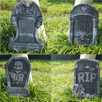 Halloween Skull RIP Yard Tombstone