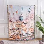 Bohemian Village Landscape Blanket